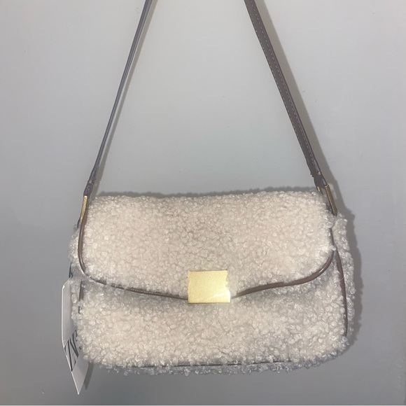 Zara Bags Zara Sherpa Purse Poshmark